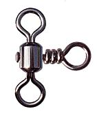 Фото вертлюг тройной 90 град. cross-line crane swivel, цвет black nikel, размер 2, (50шт.)