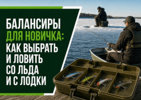 Балансиры для новичка: как выбрать и ловить со льда и с лодки