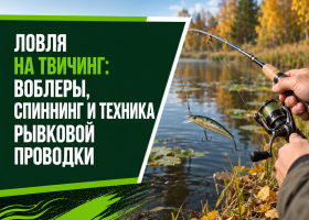 Ловля на твичинг: воблеры, спиннинг и техника рывковой проводки