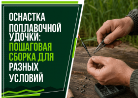 Оснастка поплавочной удочки: пошаговая сборка для разных условий