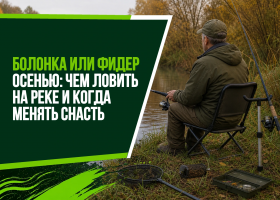 Болонка или фидер осенью: чем ловить на реке и когда менять снасть