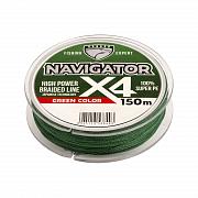 Фото navigator x4 d-0,14 мм, l-150 м, цвет зеленый, разрывная нагрузка 8,10 кг