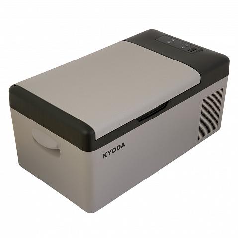 Фото автохолодильник kyoda cp15, однокамерный, объем 15 л, вес 8,6 кг