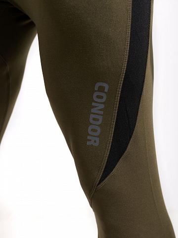 Фото термобелье "condor", "thermo24", нательное, комплект, полиэстр 92%, спандекс 8%, цвет хаки, р-р xl