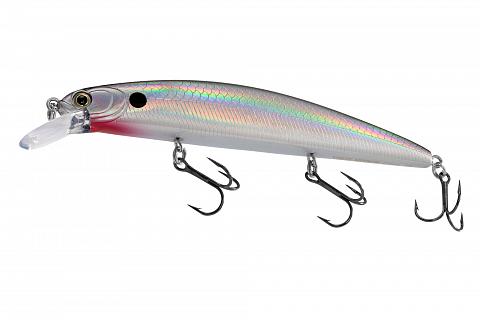 Фото воблер kyoda vision minnow-113sp, длина 113 мм, вес 16  гр, цвет p690 заглубление 0 - 2 м.