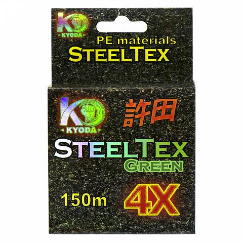 Фото steeltex green 4x d-0,23 мм, l-150 м, цвет зеленый, разрывная нагрузка 13,23 кг