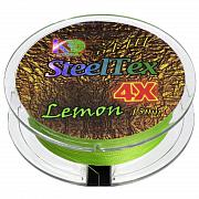 Фото steeltex lemon 4x d-0,28 мм, l-150 м, цвет лимон, разрывная нагрузка 16,00 кг
