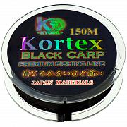 Фото kortex black carp d-0,38 мм, l-150 м, цвет чёрный, разрывная нагрузка 7,30 кг (6 шт/упак)