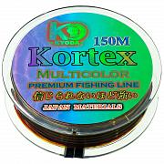 Фото kortex multycolor d-0,40 мм, l-150 м,  разноцветная, разрывная нагрузка 12,77 кг (6 шт/упак)
