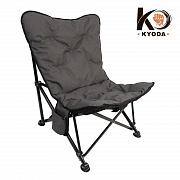 Фото кресло складное кемпинговое "kyoda" с подогревом, размер 71*47*48/95, вес 7,1кг