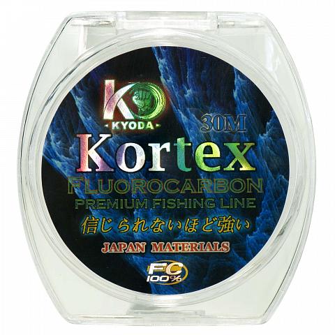 Фото kortex флюорокарбон d-0,14 мм, l-30 м, разрывная нагрузка 2,20 кг (6 шт/упак)