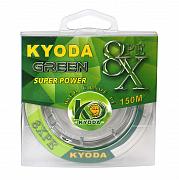 Фото шнур плетеный kyoda green 8x pe d-0,20 мм, l-150 м, цвет зеленый, разрывная нагрузка 8,9  кг