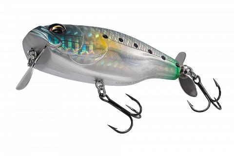 Фото воблер kyoda hunter crank-70f, длина 7,0 см, вес 14,4 гр, цвет p94, пропеллер, заглубление 0,2-0,5м