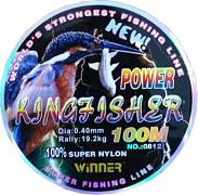 Фото power kingfisher  winner d-0,22 мм, l-100 м, цвет светло-коричневый (10 шт)