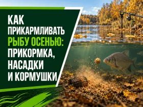 Как прикармливать рыбу осенью: прикормка, насадки и кормушки